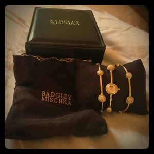 Badgley Mischka Three piece watch